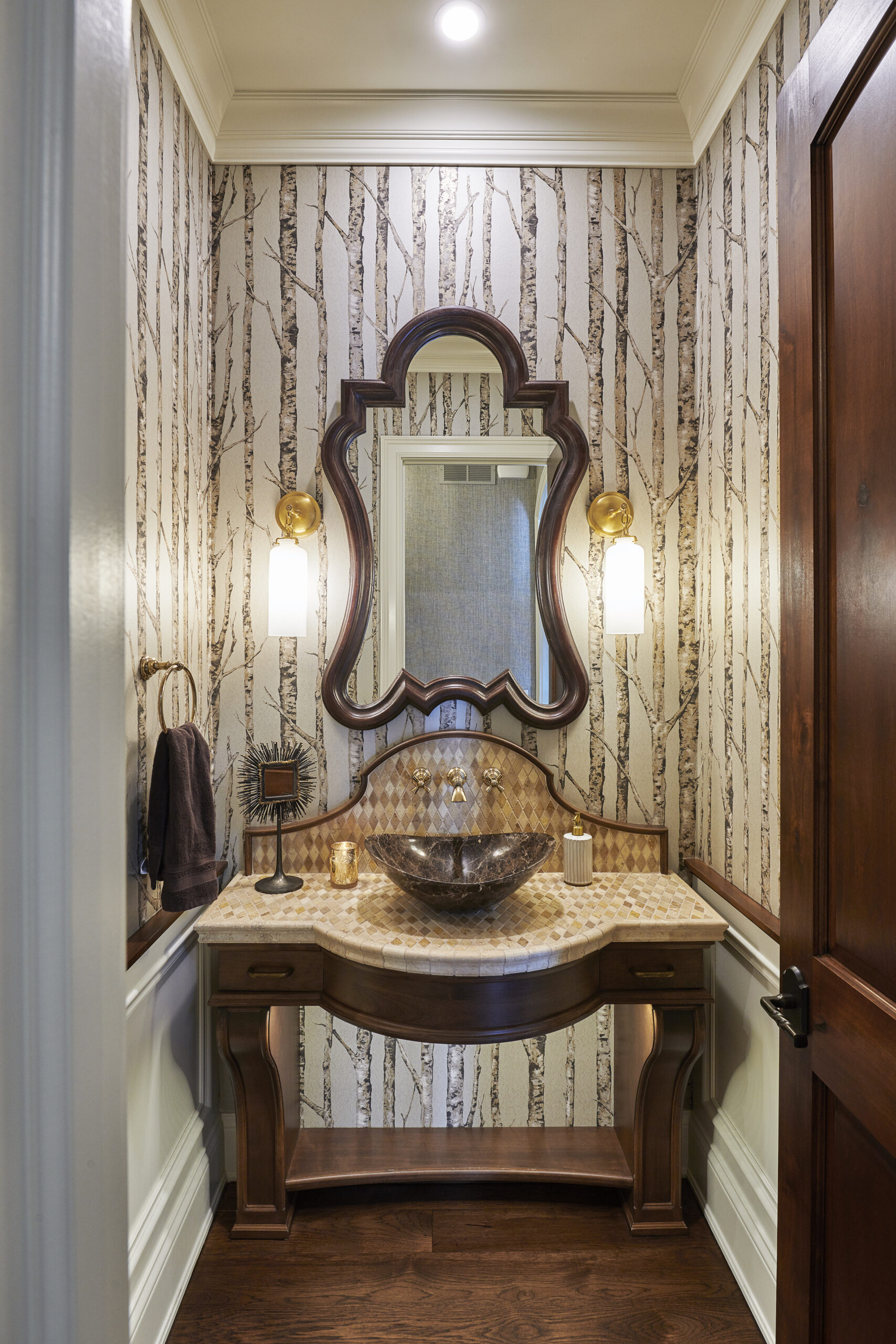 Luxury Powder Room Design by Bill Koehnlein